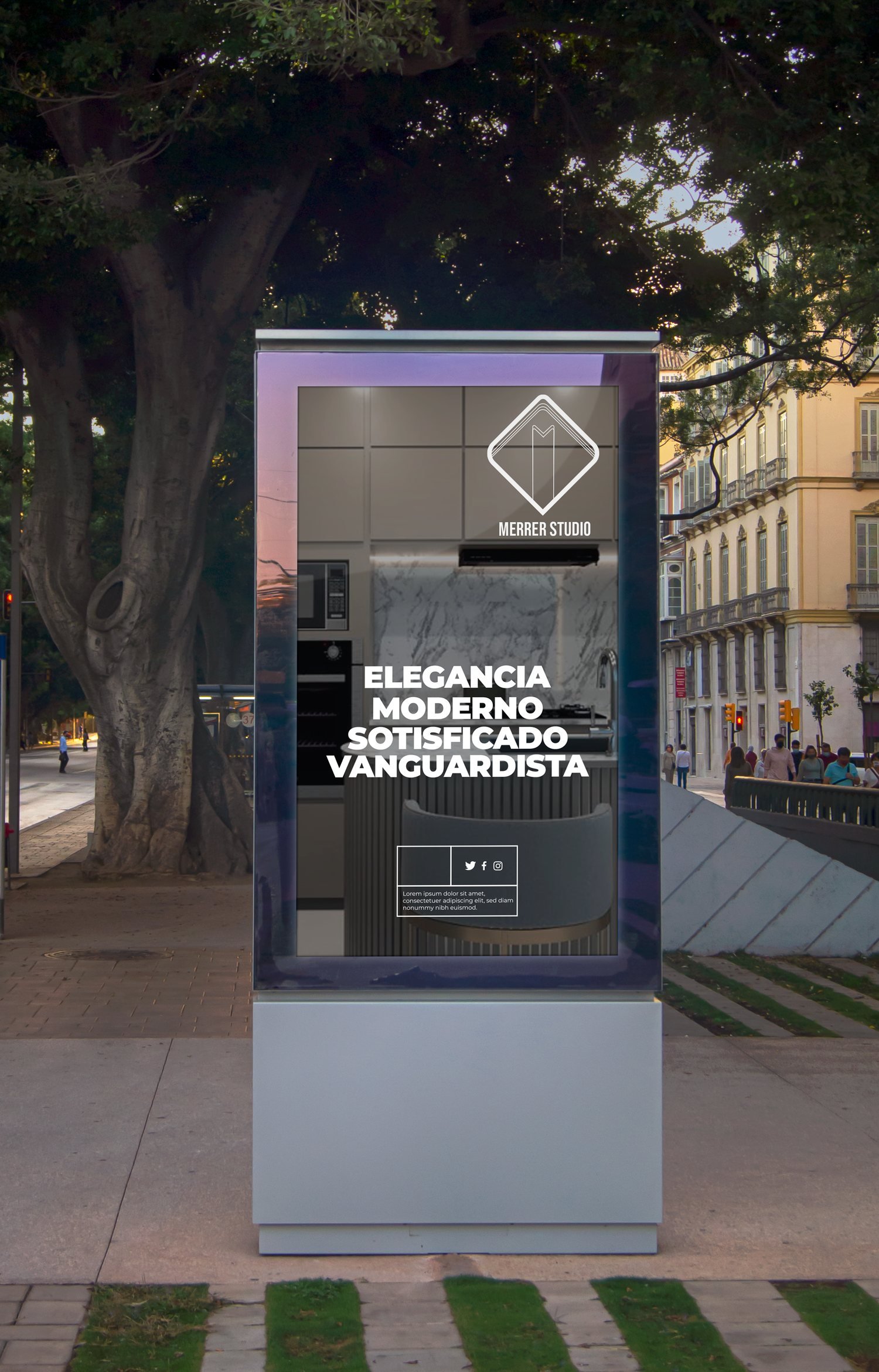 Merrer Studio · Pantalla urbana
