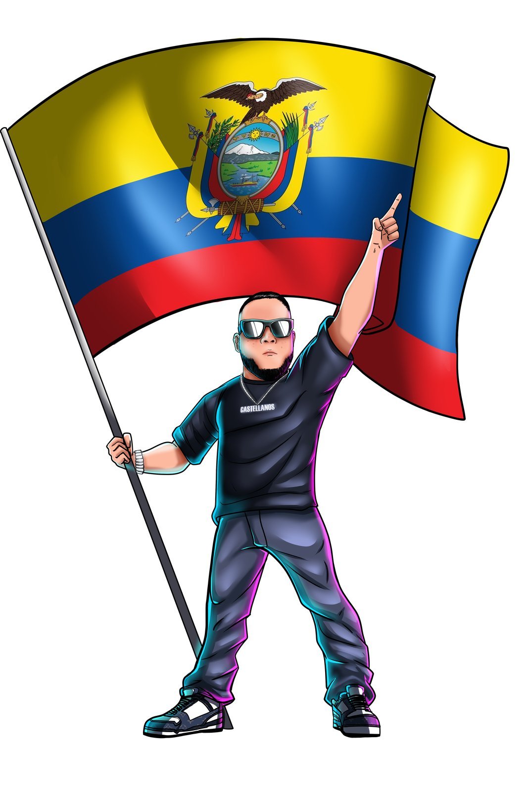 DJ — Bandera de Ecuador